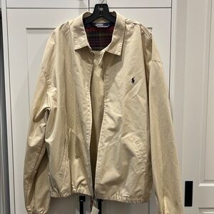 Polo by Ralph Lauren Cream Lightweight Harrington Jacket